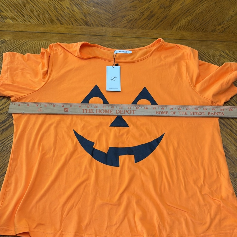 Zenbrile plus size Halloween Pumpkin Pajama Set nwt - Picture 3 of 8